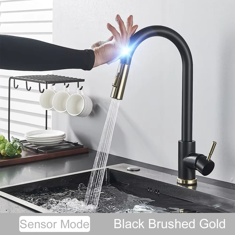 Fmhjfsid Intelligent Touch Kitchen Sink Faucet With 360 Rotation