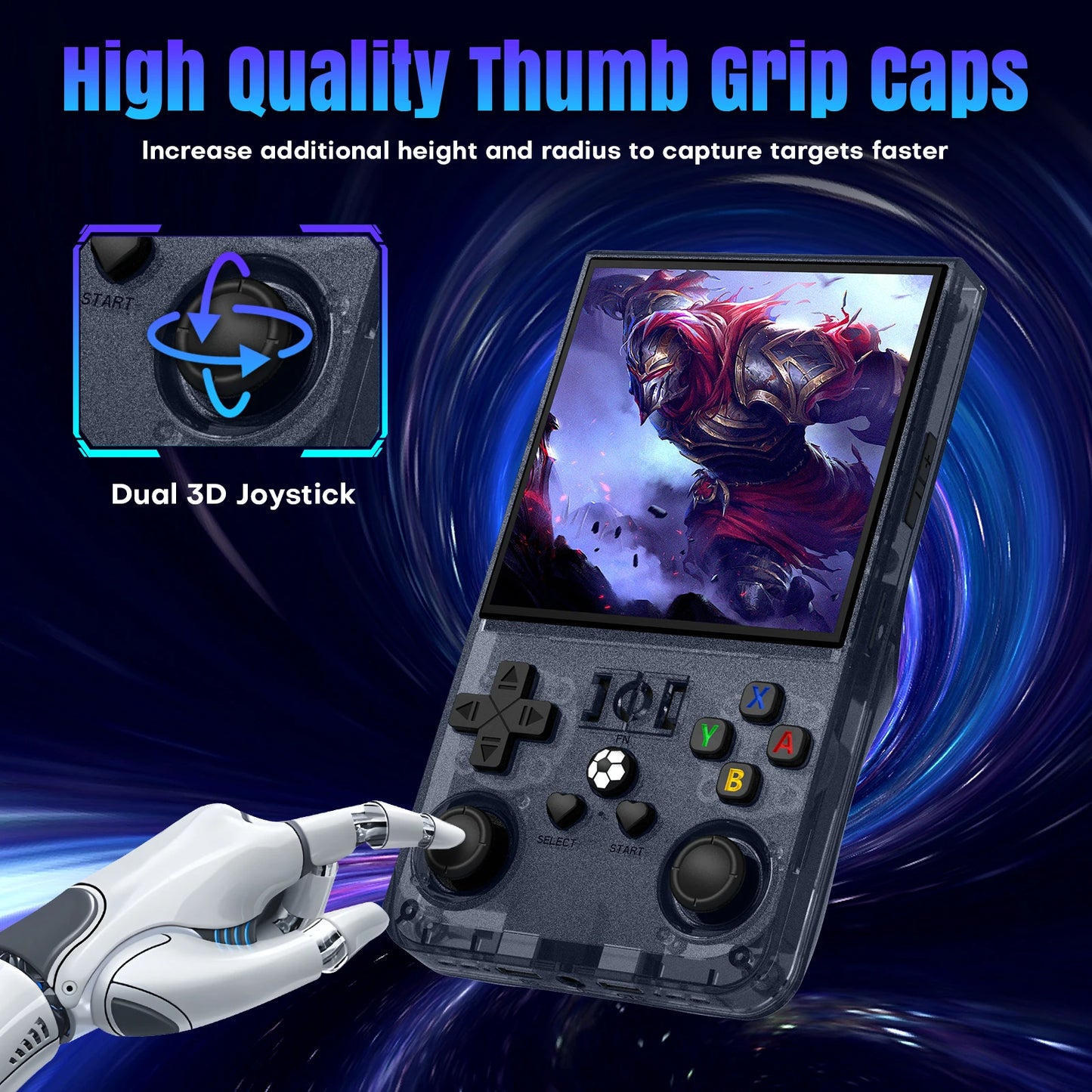 R36MAX Retro Handheld Game Console RK3326 CPU Linux System 4 Inch IPS Screen R36MAX Portable Pocket Video Game Player Boy Gifts