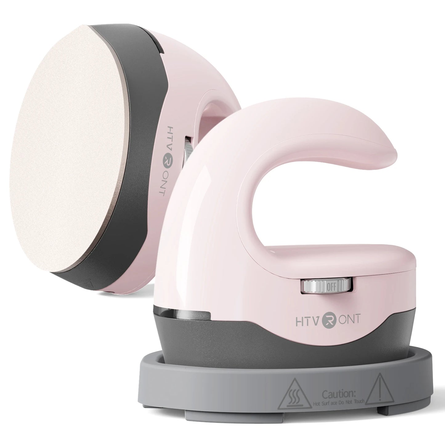HTVRONT Heat Press H1 Mini Heat Press Machine DIY Auto Easy Heating Transfer Iron On HTV for Clothes Bags Shoes Hat T-shirts